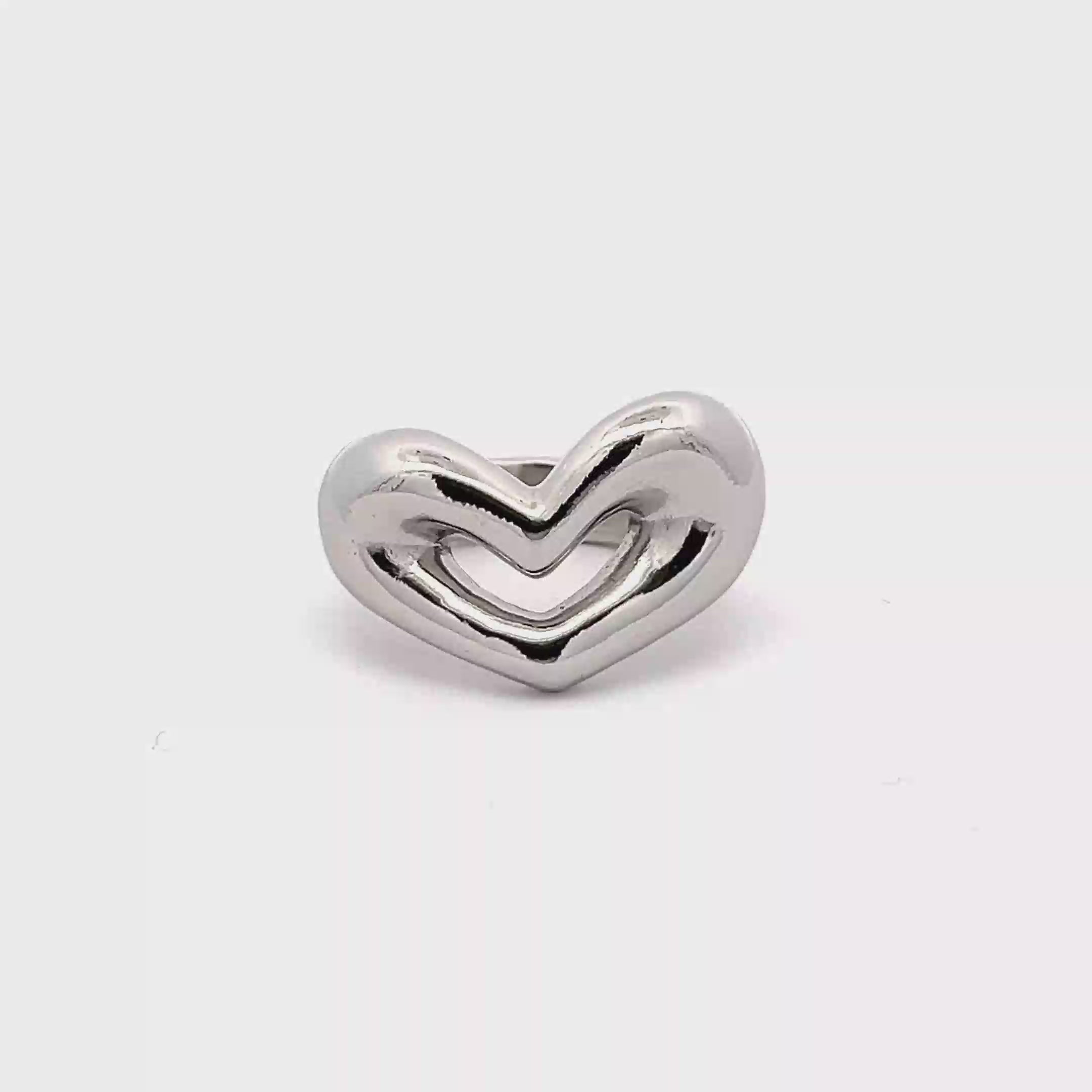 Liquid Heart Ring